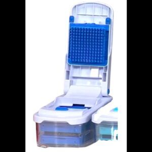 Prepology Multifunction Chopper Unit w/ 8 Cup Storage Bin Blue